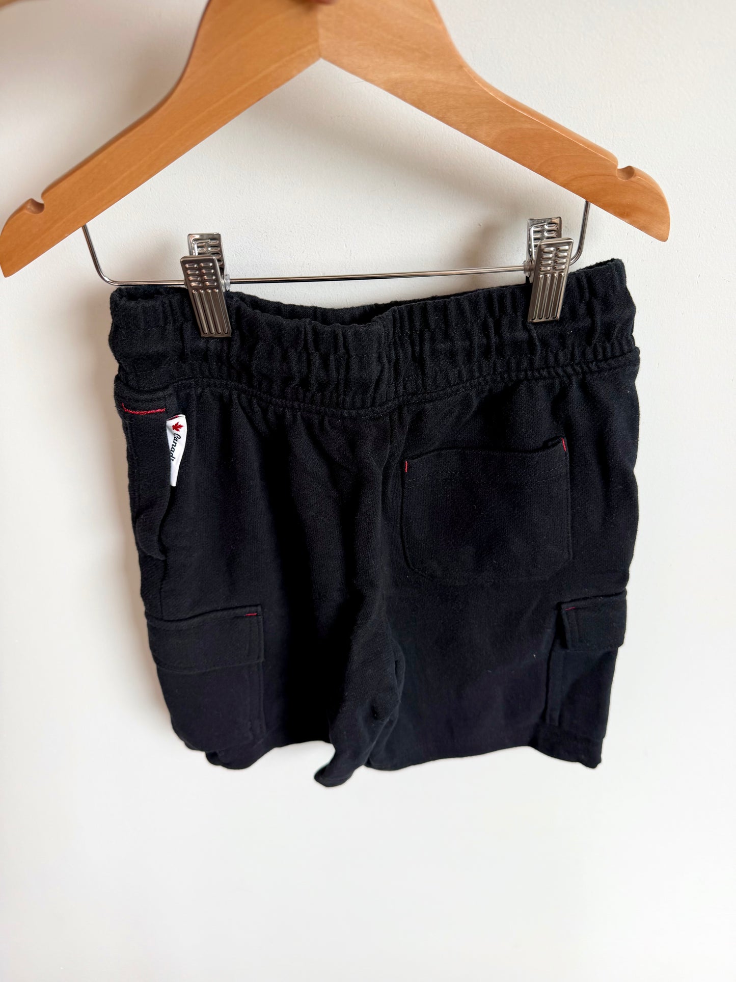 Black Drawstring Shorts / 7-8 years