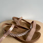 Brown Strapy Sandals / Size 13 (Little Kid)