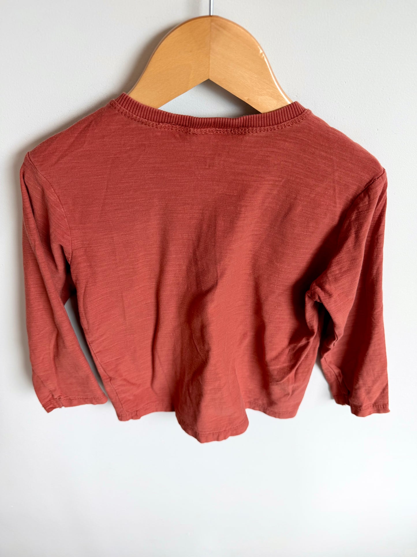 Rust Long Sleeve Top / 3T