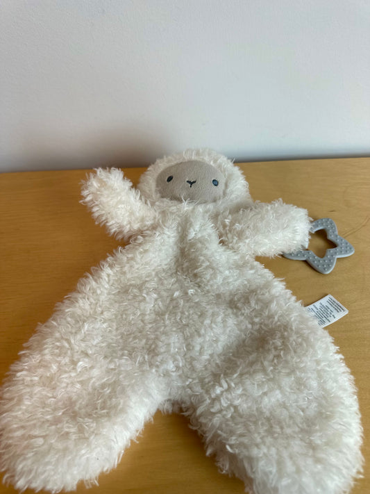 Animal White Fuzzy Lovey