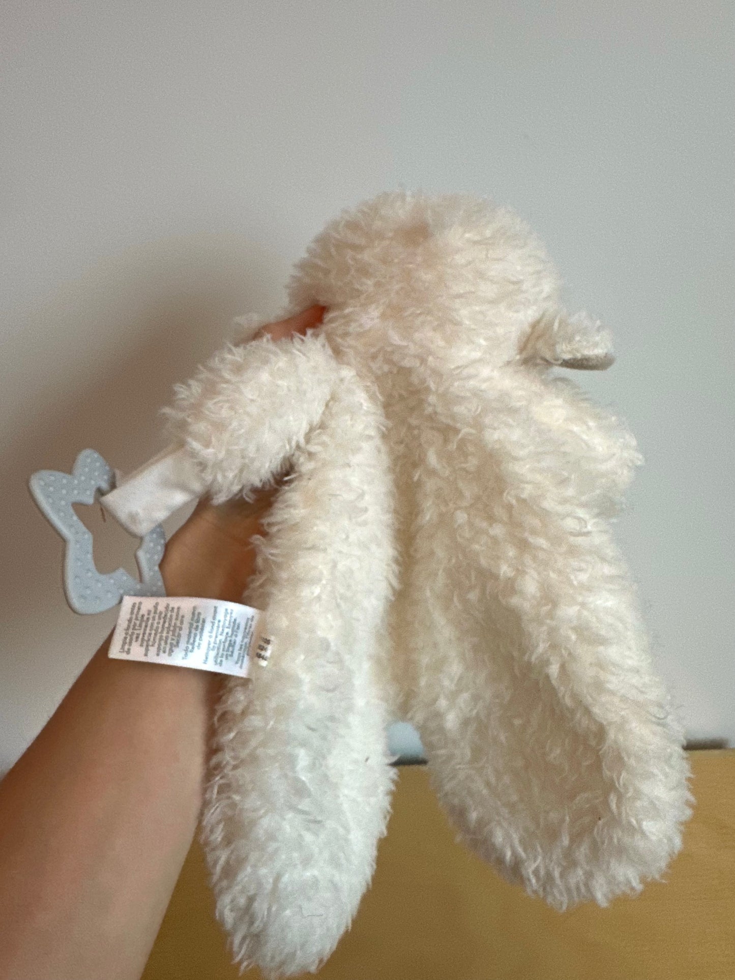 Animal White Fuzzy Lovey