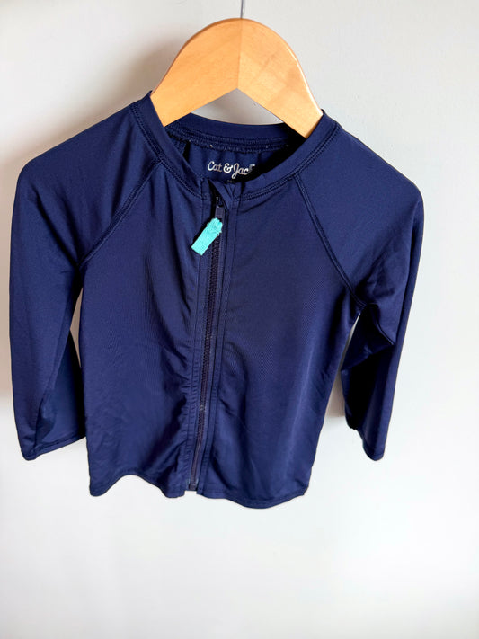 Zipper Swim Top / 3T