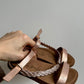 Brown Strapy Sandals / Size 13 (Little Kid)