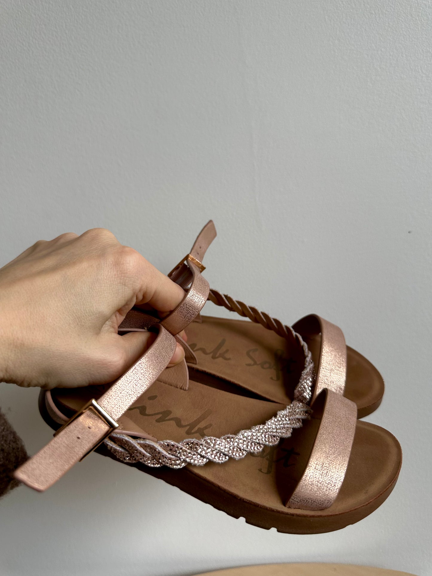 Brown Strapy Sandals / Size 13 (Little Kid)