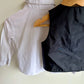 Formal White Button Up + Vest Top / 18m