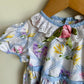 Vintage Floral Dress with Puff Sleeves / 4 years