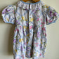 Vintage Floral Dress with Puff Sleeves / 4 years