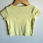 Yellow T-Shirt with Mini Bow / 18m