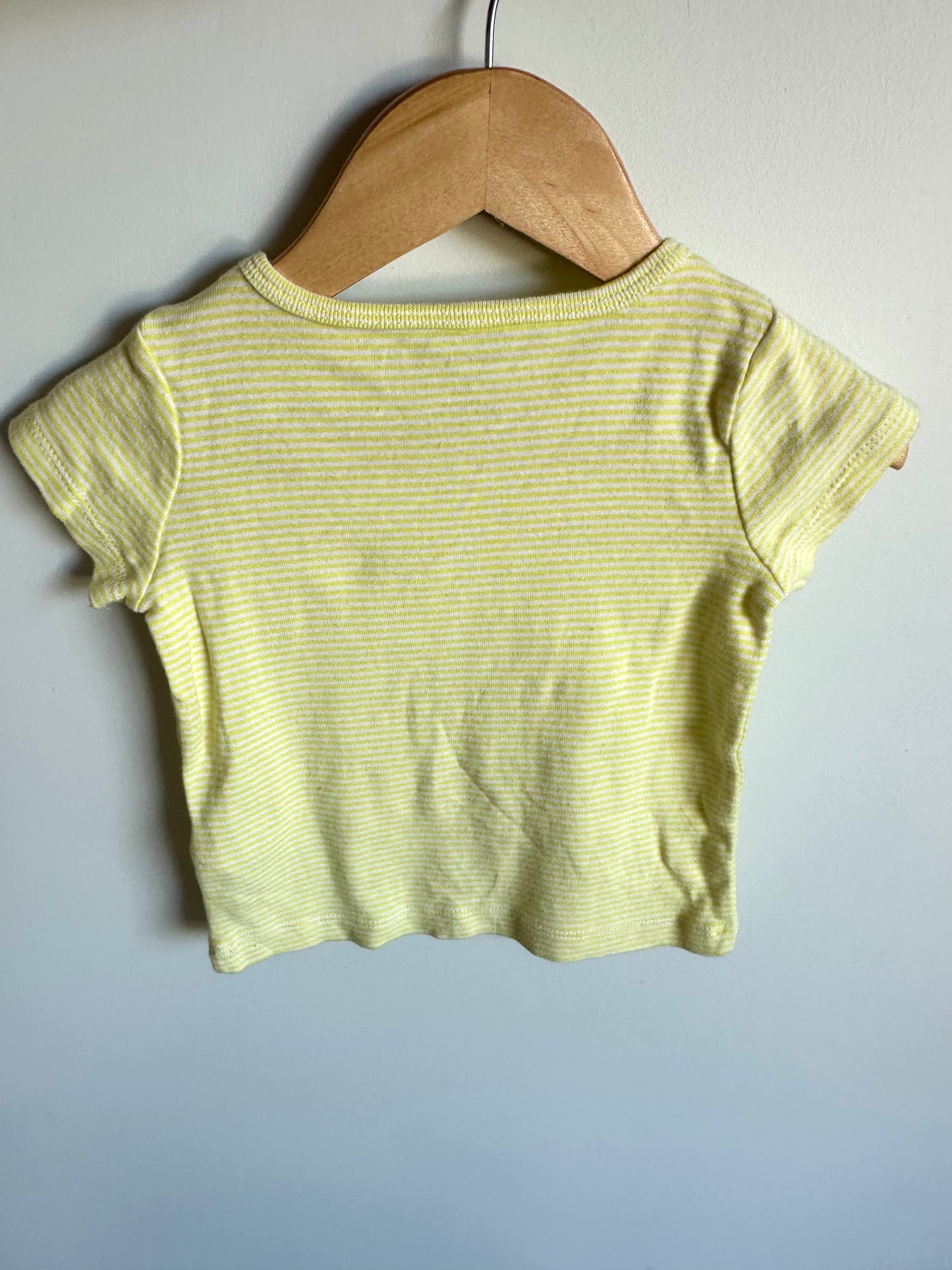 Yellow T-Shirt with Mini Bow / 18m