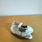 White Flower Soft Sole Shoes / 6-12m