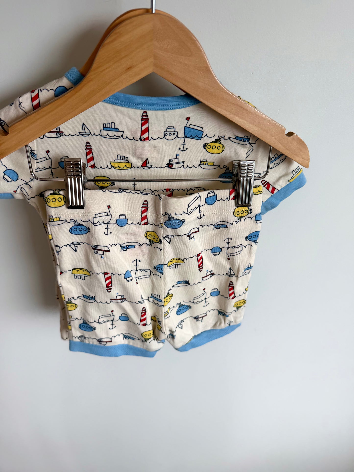 Boats T-Shirt + Short PJ Set / 2-3T