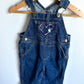 Heart Embroidery Denim Overalls / 12m