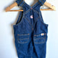 Heart Embroidery Denim Overalls / 12m