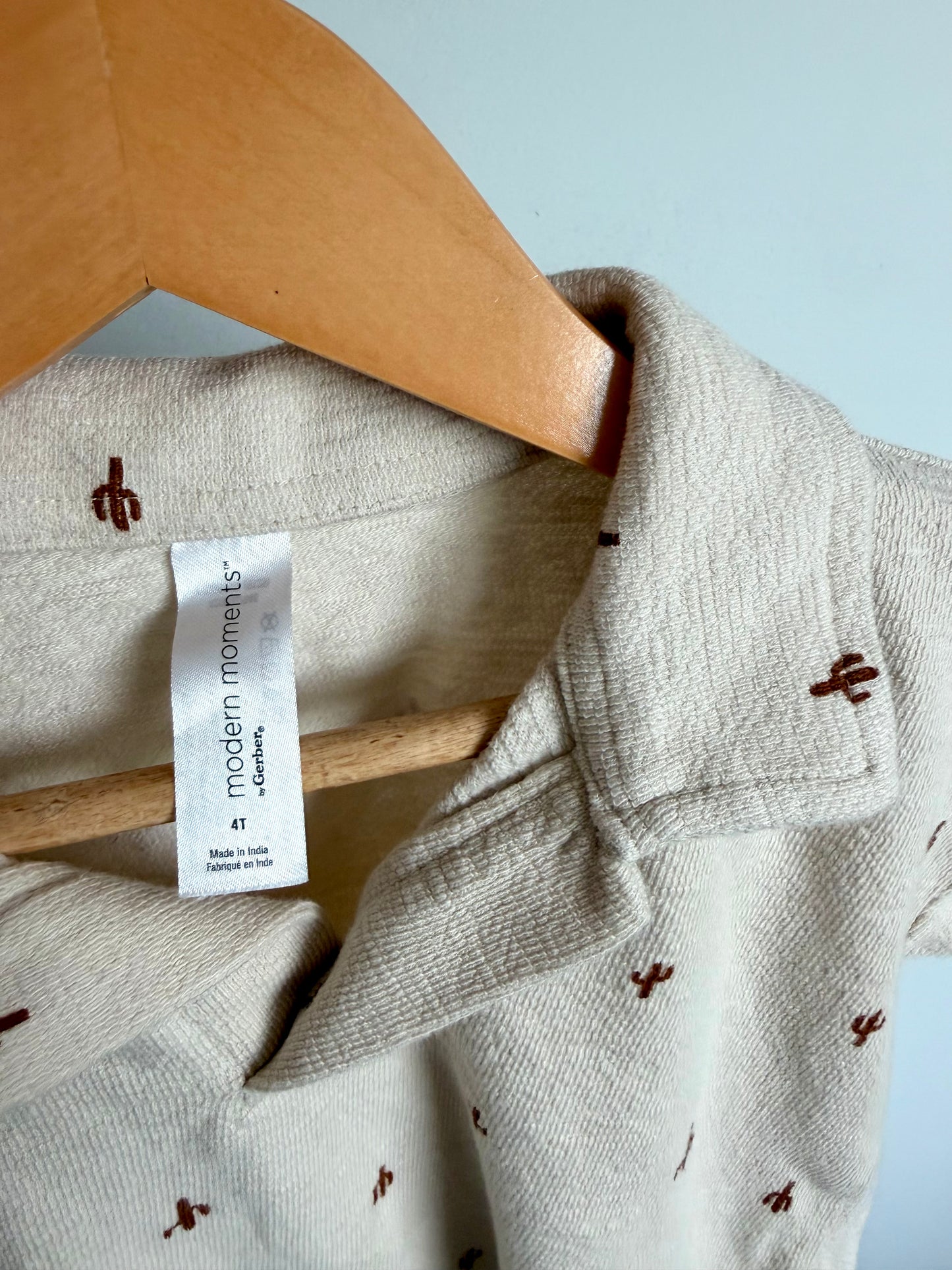 Cactus Collared Top / 4T