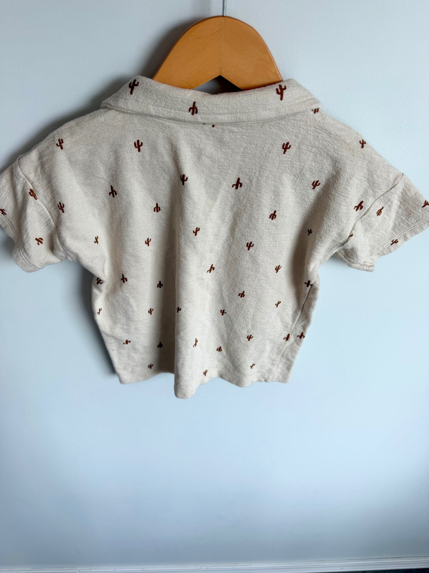 Cactus Collared Top / 4T