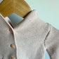 Light Pink Bear Button Sweater / 6-12m