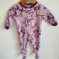 Star Footed Fleece Sleeper / 6m