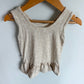 Jax + Lennon Tan Leaves Tank Top / 6-12m