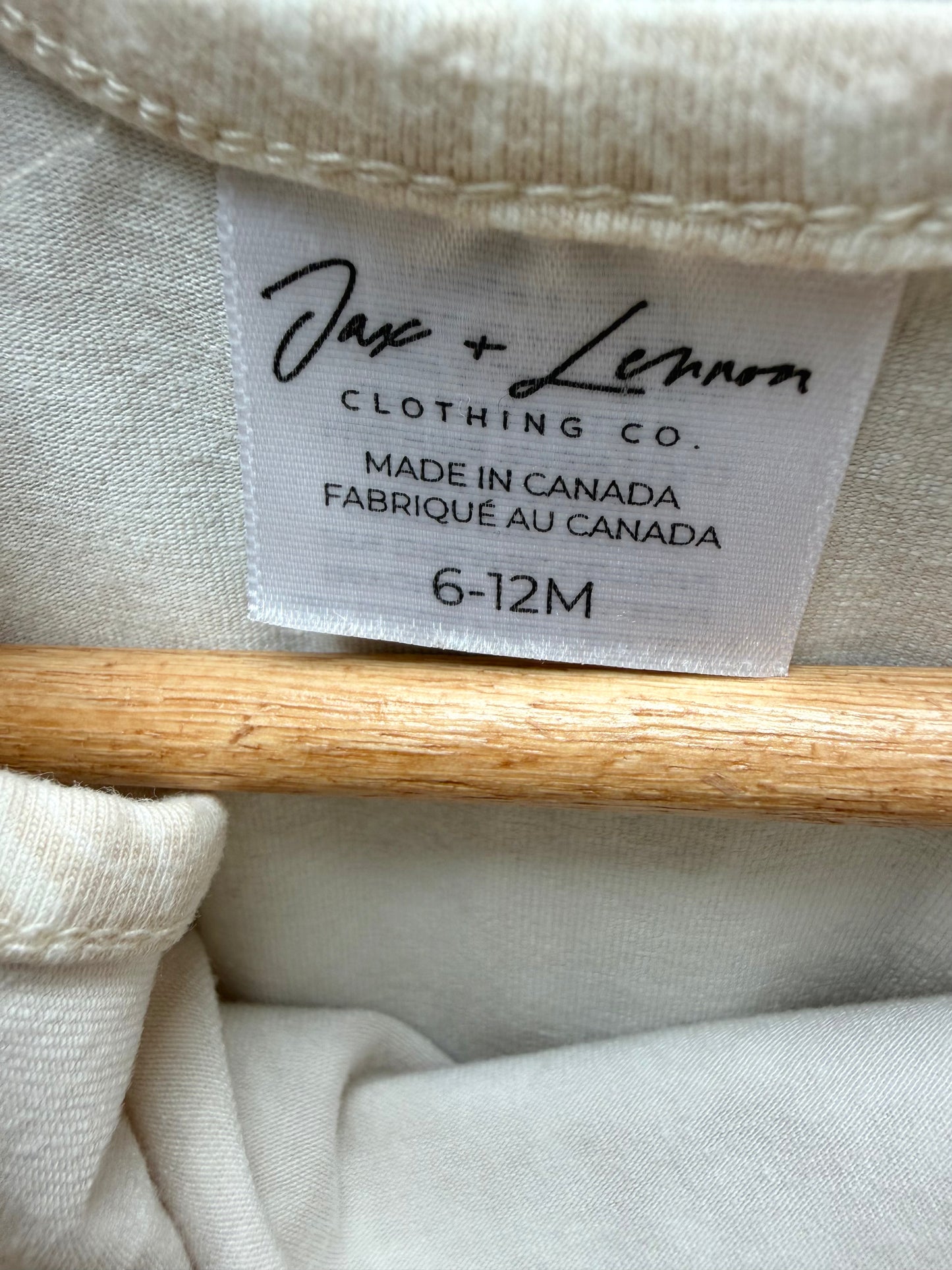 Jax + Lennon Tan Leaves Tank Top / 6-12m