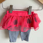 Striped Pants with Dotted Tutu / 0m