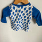 Blue Spots Top / 3-6m