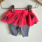 Striped Pants with Dotted Tutu / 0m