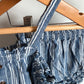 Striped Blue Top + Shorts Set / 18-24m