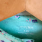 Footed Blue Floral Sleeper / 3-6m