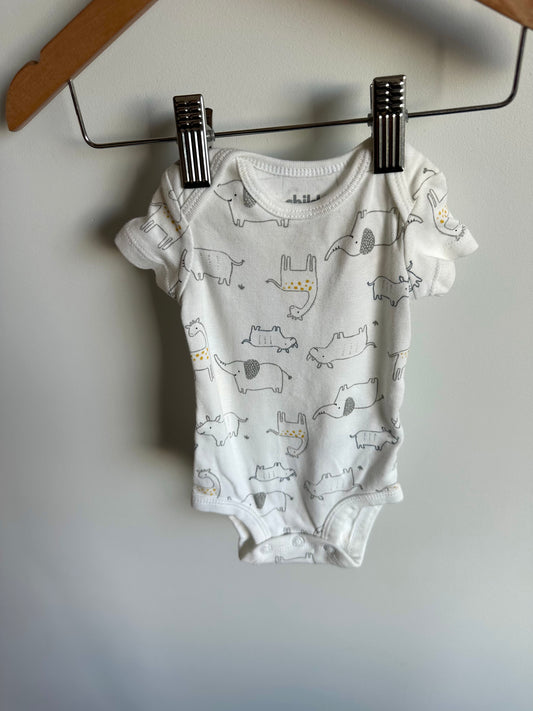 Lined Animal Bodysuit / 0m