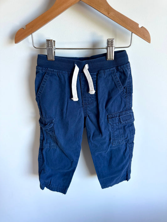 Blue Cargo Pants / 24m