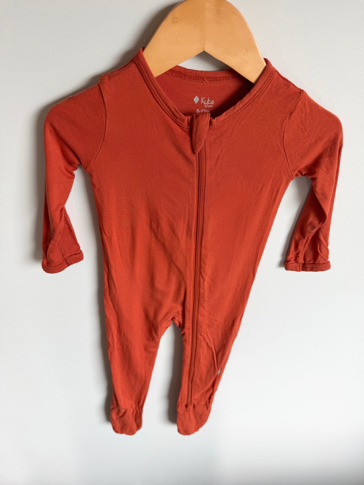 Kyte Terracotta Footed Sleeper / 6-12m