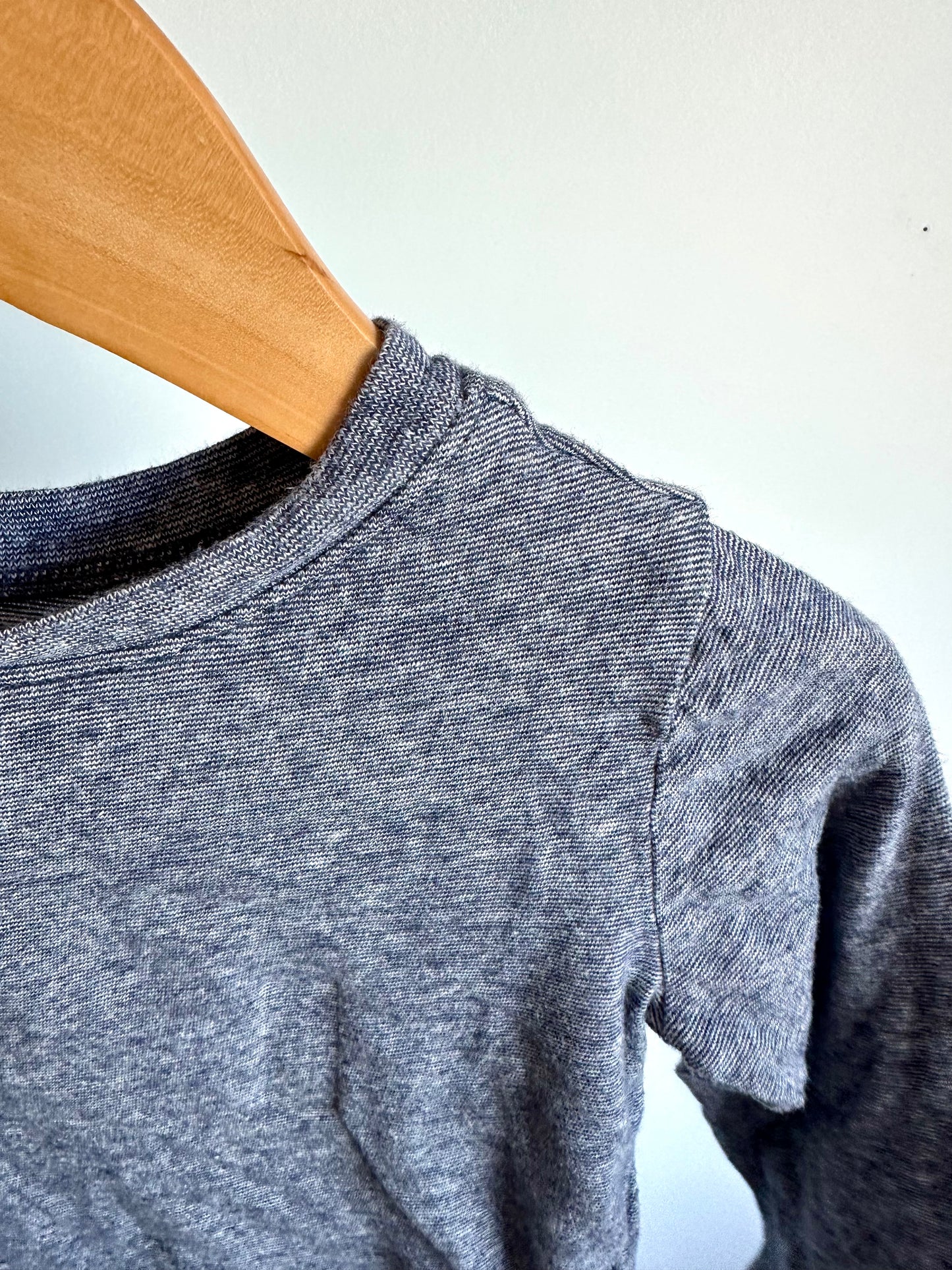 Navy Striped Long Sleeve Shirt / 2T