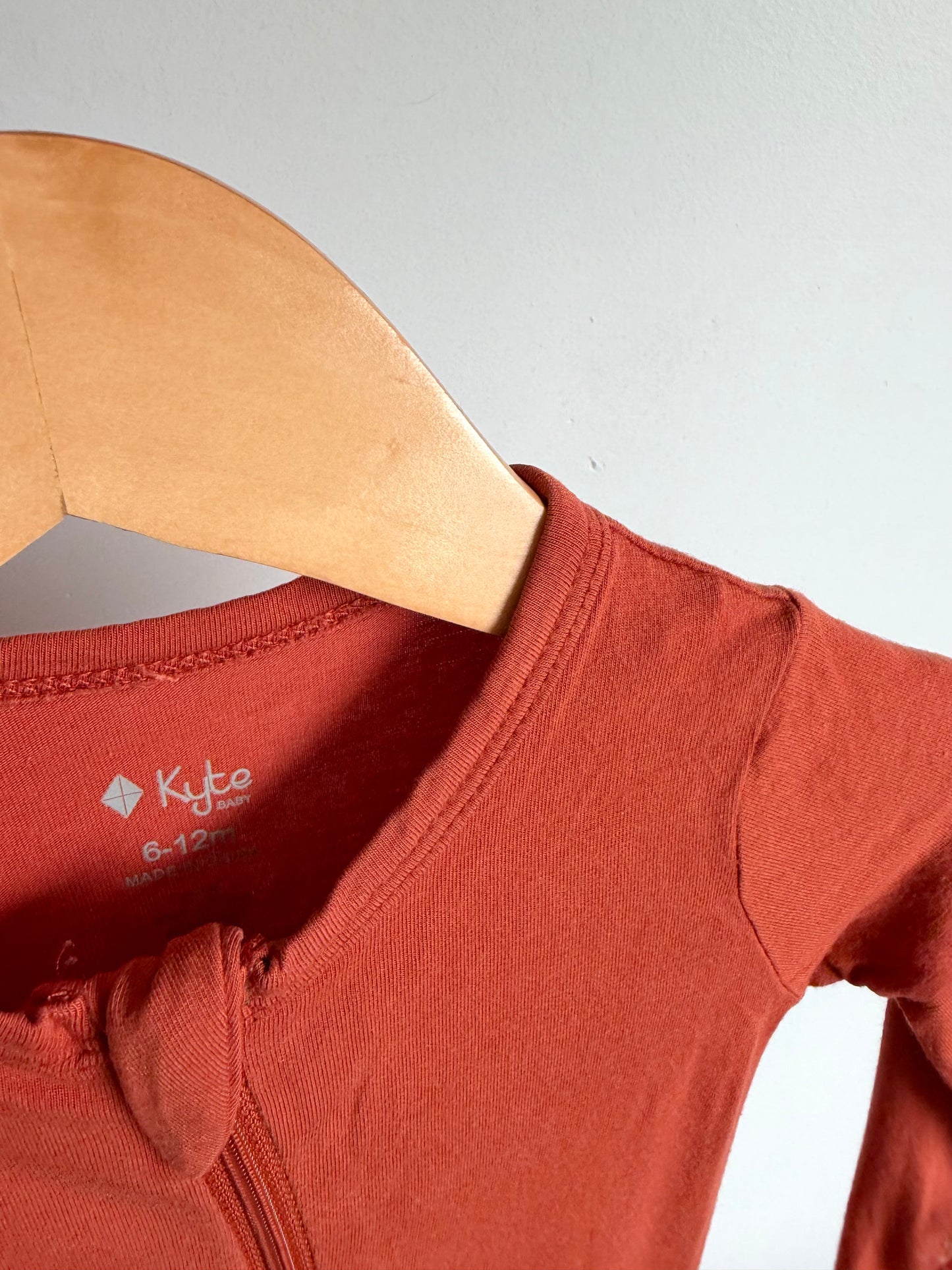 Kyte Terracotta Footed Sleeper / 6-12m