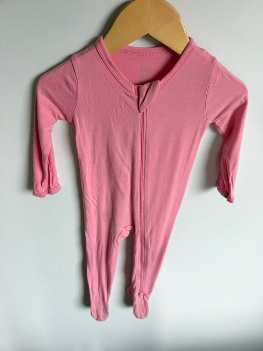 Kyte Pink Footed Sleeper / 6-12m