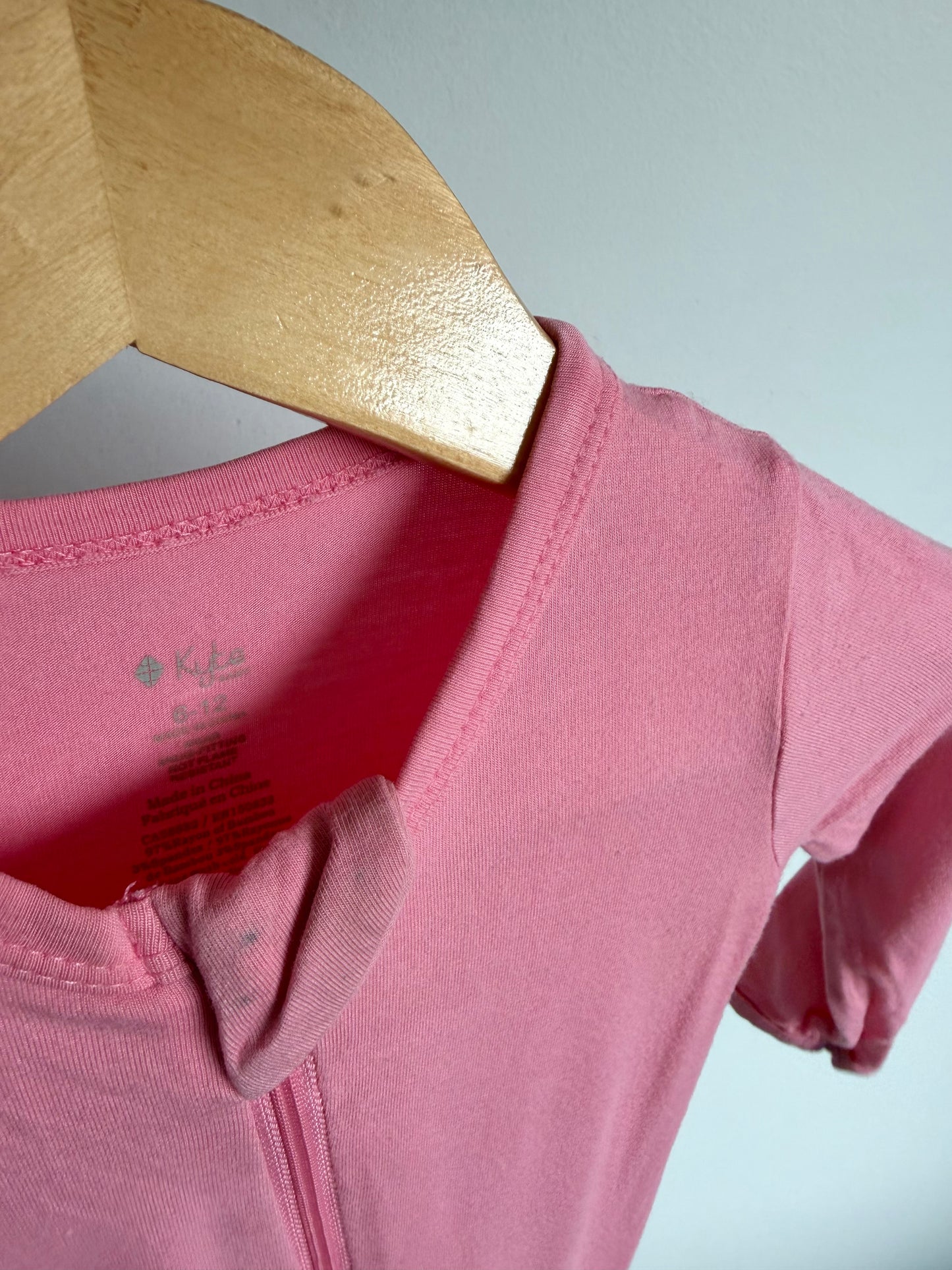 Kyte Pink Footed Sleeper / 6-12m