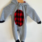 Deer Footed Jumpsuit / 3-6m