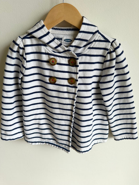 Striped Hooded Sweater / 5T