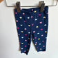 Heart Pattern Bottom Pants / 3-6m