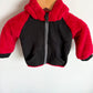 Red + Black Hoodie / 3-6m