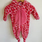 Giraffe Pink Jumpsuit / 0-3m