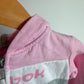Pink + Grey Reebok Zip Hoodie / 24m