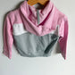 Pink + Grey Reebok Zip Hoodie / 24m