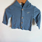 Blue Leaf Button Sweater / 9m