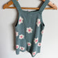 Blue Knit Daisy Dress / 18-24m