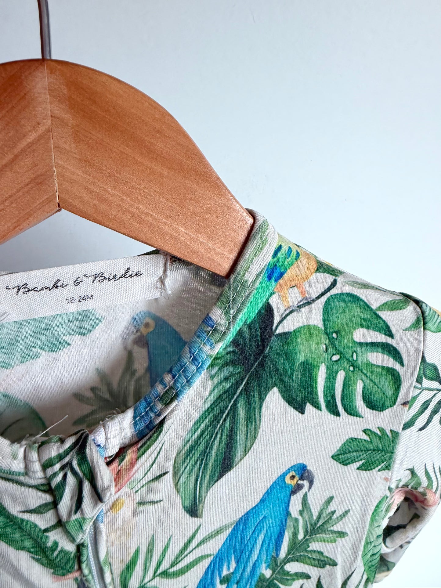 Bambi & Birdie Bamboo Parrots Sleeper / 18-24m