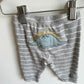 Striped Dino Bottom Pants / 0-3m?