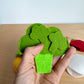 Felt Pouch Play Food Set