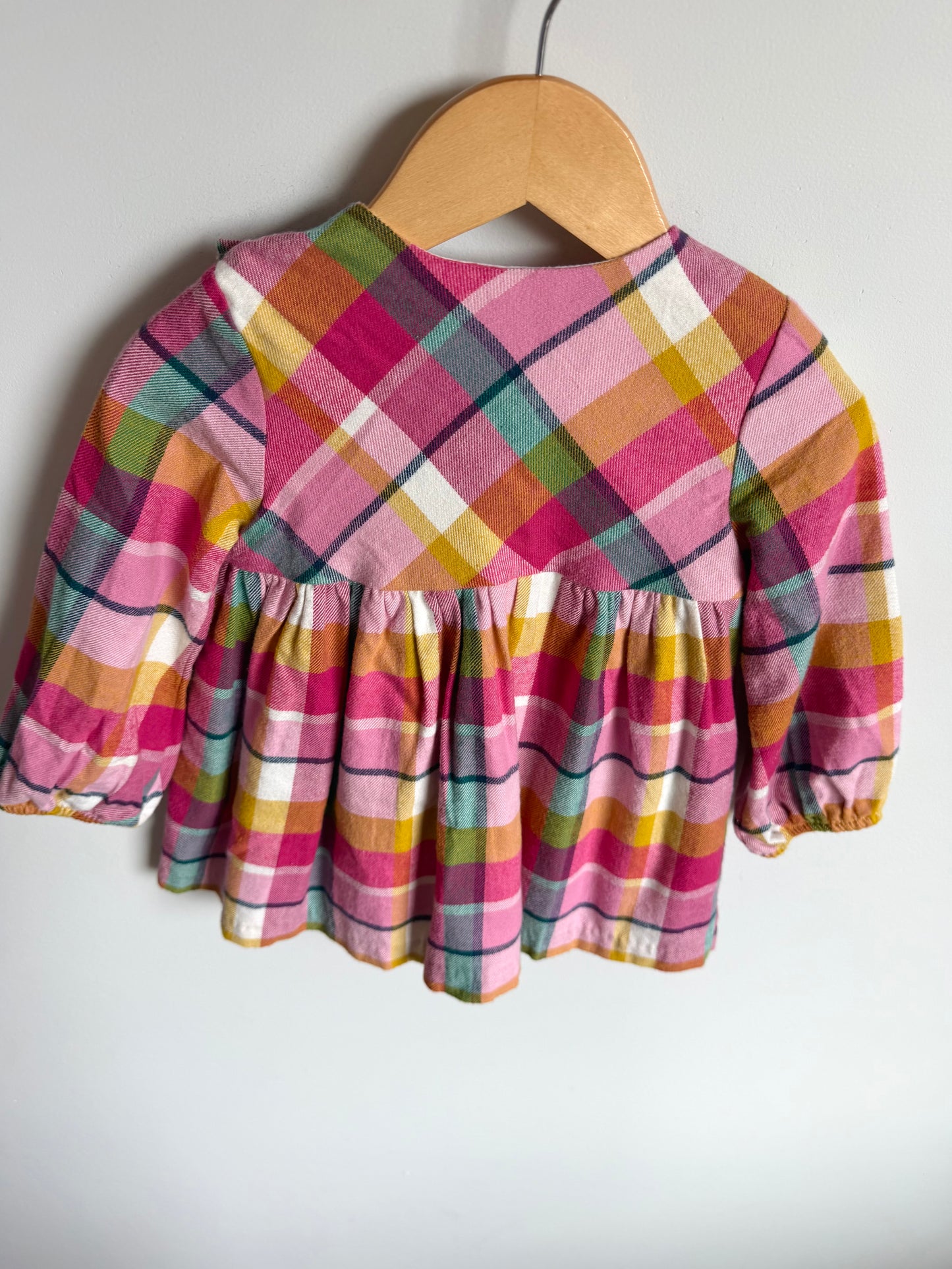 Mayoral Pink Plaid Dress / 18m