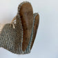Handmade Grey Knitted Slippers / Size 9.5 Toddler?