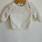 Cream Fuzzy Sweater / 0-3m